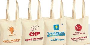 Seçim meydanlarının yıldızı: Bez çanta