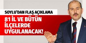 81 ilimizin bütün ilçelerinde yapılacak