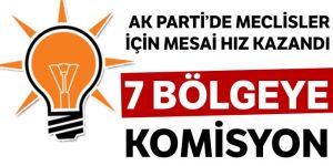 7 bölgeye komisyon