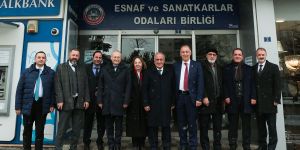 Rektör Çomaklı, ESOB’un konuğu oldu
