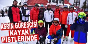 Asrın güreşçisi kayak pistlerinde