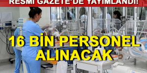 Sağlık Bakanlığı'ndan 16 bin kişilik sözleşmeli personel istihdamı