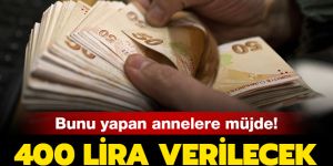 İşbaşı eğitim programına katılan annelere ilave 400 lira