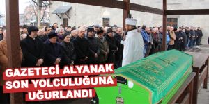 Gazeteci Alyanak son yolculuğuna uğurlandı