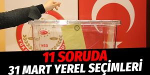 11 soruda 31 Mart yerel seçimleri