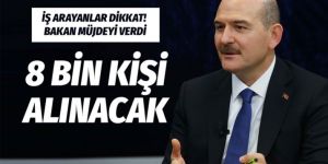 8 bin bekçi alımı yapacağız