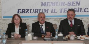 Rektör Çomaklı, Memur-Sen’e konuk oldu