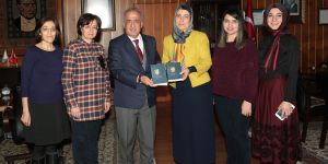 Eğitim-Bir-Sen Kadın Kollarından Rektör Çomaklı’ya ziyaret