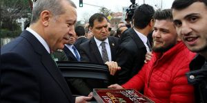 Cumhurbaşkanı Erdoğan'a sürpriz doğum günü