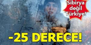 Doğu Anadolu buz kesti: Erzurum eksi 25