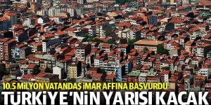 Türkiye’nin yarısı kaçak
