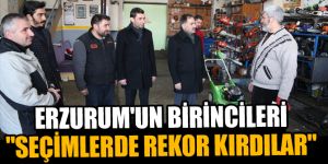 Erzurum'un birincileri