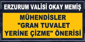 Validen mühendislere "gran tuvalet yerine çizme" önerisi