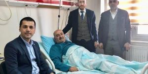Üneş’ten Gazeteci Cem Bakırcı’ya geçmiş olsun ziyareti...