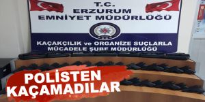 Polisten kaçamadılar