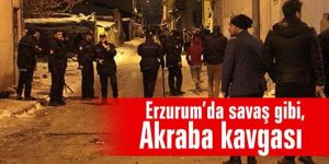 Erzurum’da iki aile arasında kız alma kavgası
