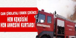 Canı çikolatalı ekmek çekince hem kendisini hem annesini kurtardı