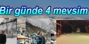 Doğu'da bir günde 4 mevsim