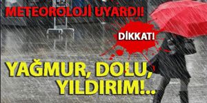Erzurum’a dolu uyarısı