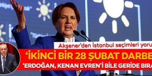 Akşener: Erdoğan ve Bahçeli'yi hedef aldı