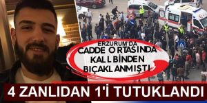 Erzurum'daki bıçaklı kavgada 1 kişiye tutuklama