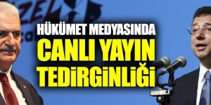 Hükümet medyasının canlı yayın tedirginliği