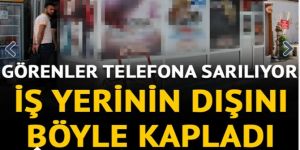 Erzurum'da Bu büfeyi gören dönüp bir daha bakıyor