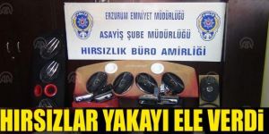 Erzurum'da Hırsızları kamera görüntüleri ele verdi