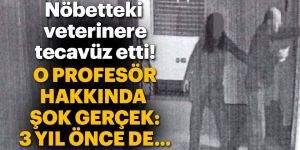 Profesörün tecavüzü...