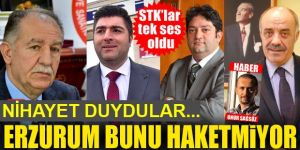 Nihayet, Erzurum'da STK'lar tek ses oldu!