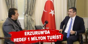 Erzurum’da hedef 1 milyon turist