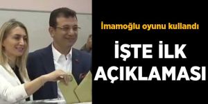 Ekrem İmamoğlu oyunu kullandı! İşte ilk açıklama