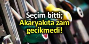 Motorine 29 kuruş zam geldi