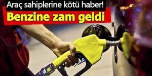 Motorine gelen zamdan sonra benzin fiyatlarına da zam geliyor