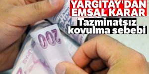 Kasa açığı tazminatsız kovulma sebebi