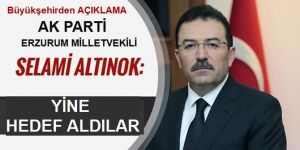 Erzurum Büyükşehir Belediyesi’nden basın açıklaması