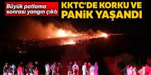 KKTC'de korkutan patlama!