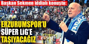 Erzurumspor "Süper Lig" için kenetlendi