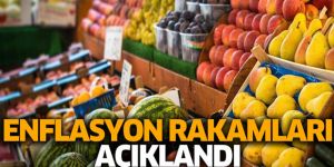 Enflasyon rakamları açıklandı