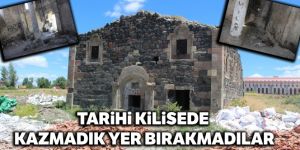 Defineciler tarihi kilisede kazmadık yer bırakmadı
