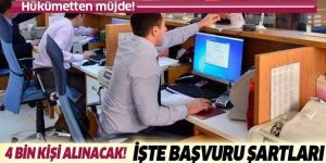 Bakan açıkladı: 4 bine yakın işçi alınacak