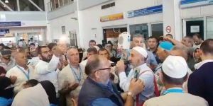 Erzurumlu Hacı adayları kutsal topraklara dualarla uğurlandı