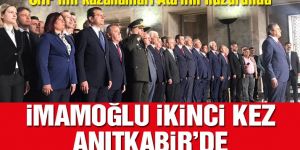 Ekrem İmamoğlu, yeniden Anıtkabir'de!