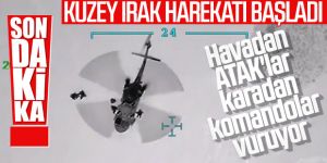 Irak'ın kuzeyine yeni harekat başlatıldı