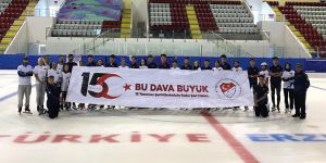 Sürat Pateni Milli takımı 15 Temmuz’u unutmadı