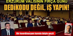 Vali Memiş: Dedikodu değil iş yapın