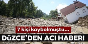 Selde kaybolan 7 kişiden birinin cesedi bulundu