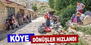 Köye dönüşler hızlandı