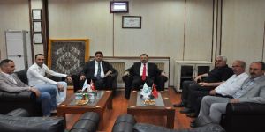 Altınok'tan, Başkan Hakan Oral'a ziyaret