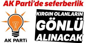 Kırgın olanların gönlü alınacak